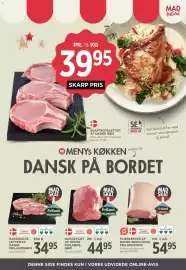 MENY tilbudsavis uge 38 Side 16: Friland økologisk frilandsgris €54,95, Friland nakkefilet €44,95