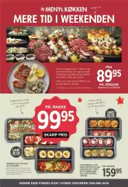 MENY tilbudsavis uge 38 Side 19: Oksemedaljon med bacon eller okseroast med kryddersmør og kartoffel-tårne €159,95