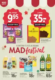 MENY tilbudsavis uge 38 Side 23: Valsemøllen kageblanding €18,00, Graasten remoulade, mayonnaise eller dressing €16,00