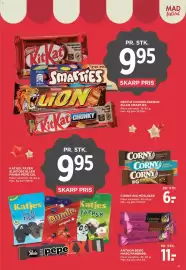 MENY tilbudsavis uge 38 Side 34: Anthon Berg Marcipanbrød €11,00, Corny big müslibar €6,00