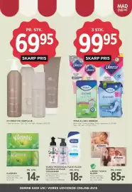 MENY tilbudsavis uge 38 Side 36: Libero Touch Bleer €85,00, Sanex personlig pleje eller palmolive foam håndsæbe €18,00
