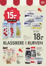 MENY tilbudsavis uge 38 Side 7: Lurpak pisket €18,00, Yoggi yoghurt €15,00