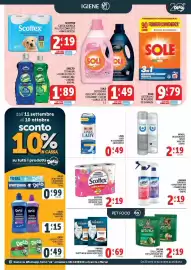 Volantino Deco Market Pagina 19: Quasar candeggina mousse €2,19, Decò paté per cani €0,49