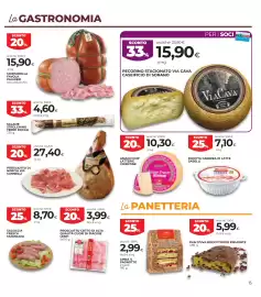 Volantino Unicoop Etruria Pagina 15: Linea il pagnotto €2,99, Asiago DOP Latterie Vicentine €10,30