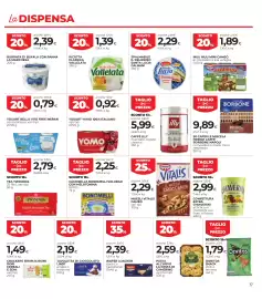 Volantino Unicoop Etruria Pagina 17: Muesli Vitalis Cameo €2,29, Spalmabile il delizioso santa lucia galbani €2,29