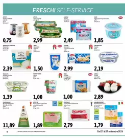 Volantino Madis Pagina 7: Selex piadina a spicchi €0,99, Antichi Sapori delle Marche Pasta lunga all'uovo Tagliatelle €2,69