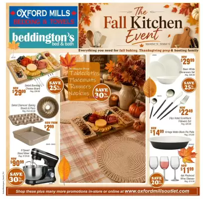 Oxford Mills (valid until 13-10)