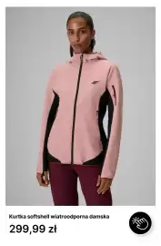 4F gazetka tydzień 38 Strona 7: Kurtka softshell wiatroodporna damska 4F €299,99