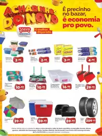 Folheto Novo Atacarejo Página 1: Bompack - filme pvc €4,98, Noviça - vassoura original €10,98