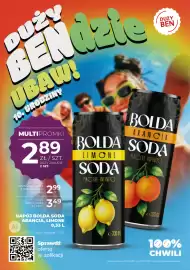 Duży Ben gazetka Strona 17: Napój Bolda Soda Arancia €2,89