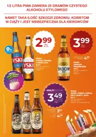 Duży Ben gazetka Strona 3: Piwo Okocim Pszeniczne €3,99, Piwo Kozel Černý €3,49