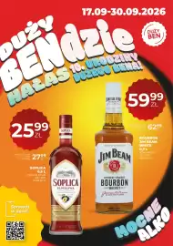 Duży Ben gazetka Strona 1: Bourbon Jim Beam White €59,99, Soplica €25,99