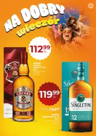 Duży Ben gazetka Strona 16: Whisky Singleton 12 YO €119,99, Whisky Chivas Regal 12 YO €112,99