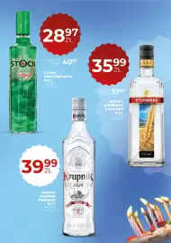 Duży Ben gazetka Strona 35: Wódka Stumbras z kłosem €35,99, Wódka Krupnik Premium €39,99