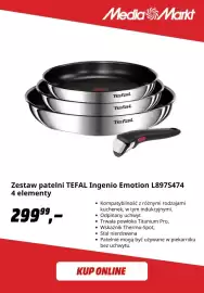 Media Markt gazetka Strona 4: Zestaw patelni Tefal Ingenio Emotion L897S474 4 elementy €299,99