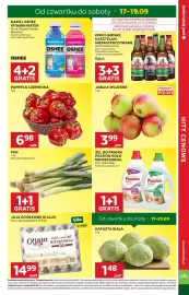 Stokrotka gazetka tydzień 38 Strona 5: Papryka Czerwona €6,98, Jabłka Wczesne €3,99