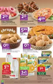 Stokrotka Express gazetka tydzień 38 Strona 3: Mleko wiejskie OSM Piątnica 3,2% €3,79, Pizza z salami €4,09