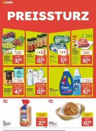 ADEG Flugblatt woche 39 Seite 2: Ölz Super Soft Sandwich €2,99, Coral Waschmittel €5,49