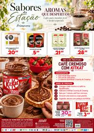 Encarte Althoff Supermercados Página 8: Creme de Chocolate KIT KAT Crunchy €20,99, Café NESCAFÉ Sachê €5,99