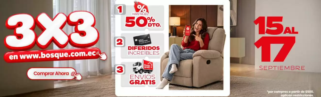 Muebles el Bosque (válido hasta 19-09)