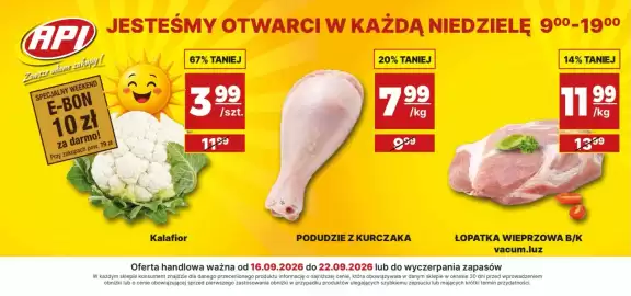API MARKET gazetka tydzień 38 Strona 1