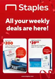 Staples weekly ad week 38 Page 1