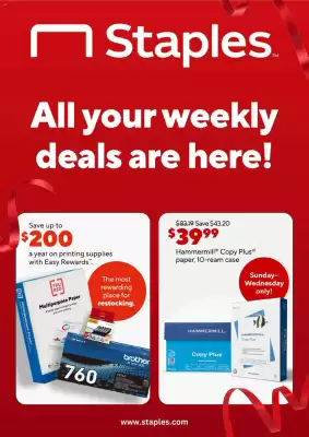 Staples weekly ad (valid until 20-09)