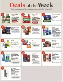Walgreens weekly ad week 39 Page 1: Scott paper products €5,00