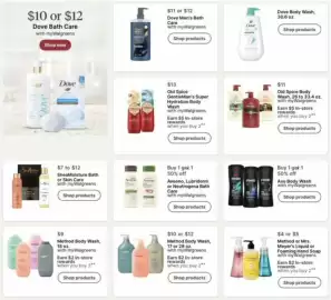 Walgreens weekly ad week 39 Page 14: Old Spice Body Wash €11,00, Axe Body Wash