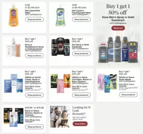 Walgreens weekly ad week 39 Page 15: Dove or SheaMoisture Spray or Solid Deodorant, Axe Spray or Solid Deodorant
