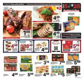 Harp's Market weekly ad week 38 Page 3: Smithfield Select Flavored Pork Loin €7,48, Kretschmar chunk braunschweiger €3,78
