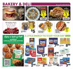 Harp's Market weekly ad week 38 Page 4: Folgers Select Ground Coffee €14,98, Best Choice Select Cereal €2,48
