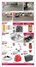 Co-op flyer week 38 Page 5: Kindred waste disposer €139,97, Taymor Sunglow tub and shower faucet €99,97