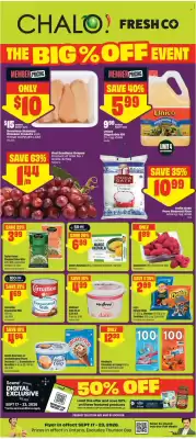 Chalo FreshCo flyer (valid until 23-09)