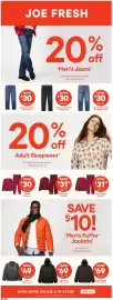 Loblaws flyer week 38 Page 16: Notch Collar Sleep Set €31,20, Men's Short Puffer Jacket €69,00