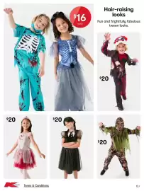 Kmart catalogue Page 13: Zombie Princess Costume €20,00, Zombie Costume €20,00