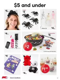 Kmart catalogue Page 2: Candy grabber €5,00, Skeleton €4,00