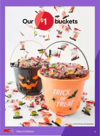 Kmart catalogue Page 22: Our $1 buckets €1,00