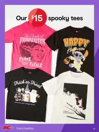 Kmart catalogue Page 28: Spooky tees €15,00