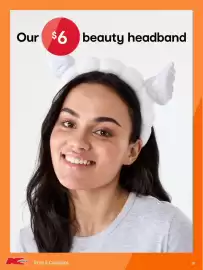 Kmart catalogue Page 30: Our $6 beauty headband €6,00