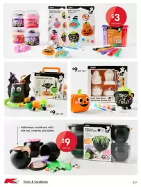 Kmart catalogue Page 33: Anko Halloween Craft Tub €9,00, Anko Paint Your Own Halloween Plaster Set €9,00
