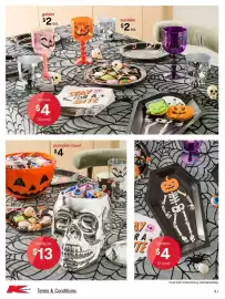 Kmart catalogue Page 9: Candy jar €13,00, Platters €4,00