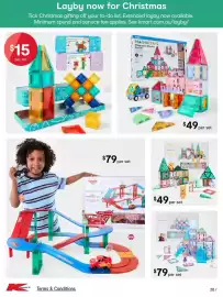 Kmart catalogue Page 20: Magnetiles Winnie the Pooh Magnetic Set €49,00, Frozen Magnetics €79,00
