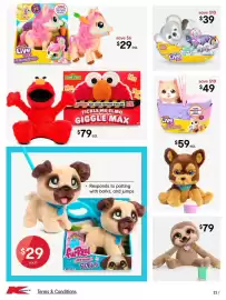 Kmart catalogue Page 23: FurReal PooPalots €29,00, Little Live Pets Mama Surprise! €49,00