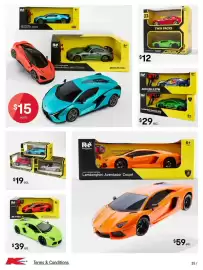 Kmart catalogue Page 35: CCA Twin Packs €12,00, CCA diecast cars €19,00