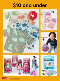 Kmart catalogue Page 4: Anko Craft On The Go Colouring Marker Case €8,00, Spider basketball €8,00
