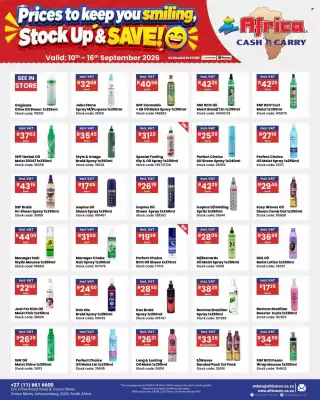 Africa Cash and Carry (valid until 16-09)