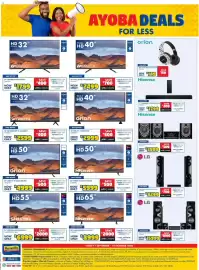 Russells catalogue Page 16: 32 LED HDR TV SLED32HDR €1.799,00, 32 HD ANDROID TV-32E5400H €2.599,00