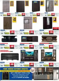 Russells catalogue Page 8: Mia 120cm Robe €3.899,00, Brooklyn 3 Door Robe €3.399,00