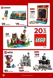 Target catalogue Page 10: LEGO Minecraft Chicken Jockey 21582 €29,00, LEGO Minecraft Mini Biomes 21589 €79,00